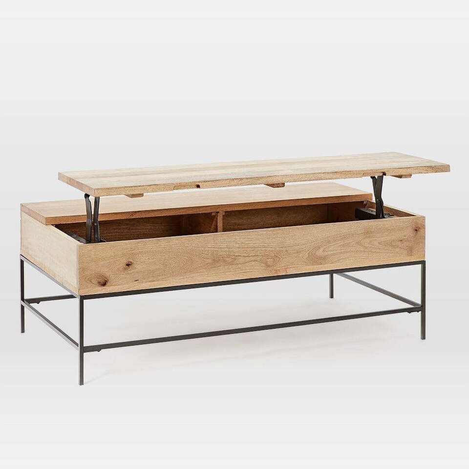 Industrial Storage Coffee Table - Large (127 cm) | West Elm Australia